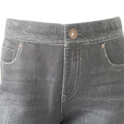 画像6: デニム転写ボンバー細身パンツ