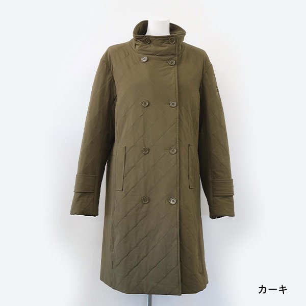 画像4: エアロゲルタフタダイヤ柄コート (4)