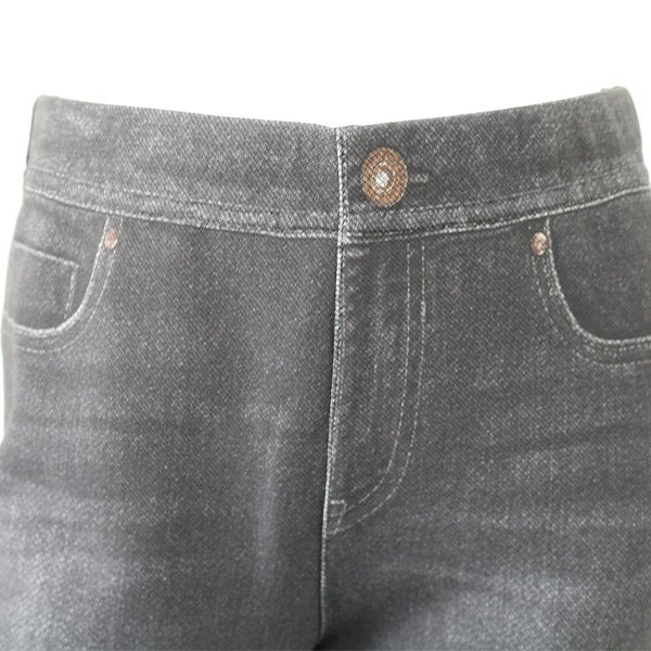 画像6: デニム転写ボンバー細身パンツ (6)