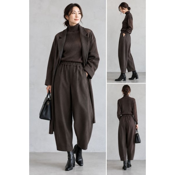 画像5: シフォンモダールDFバレルパンツ (5)
