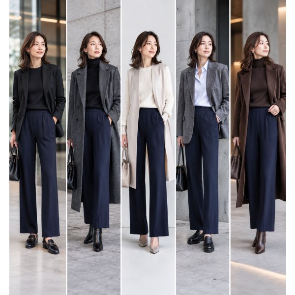 画像6: シフォンモダールDFストレートパンツ (6)